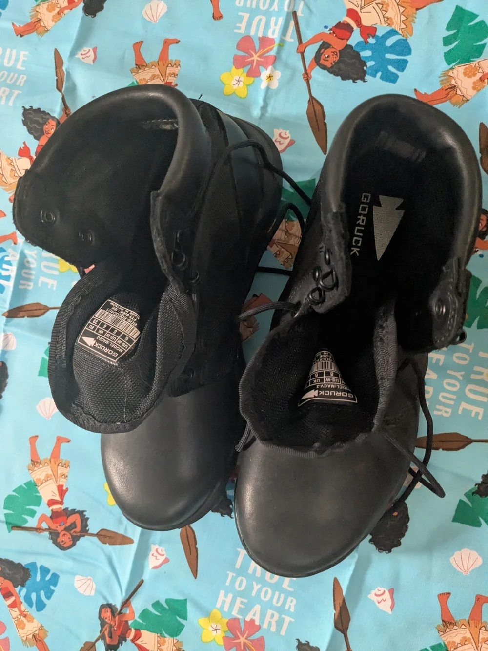 Black Tactical Work Boots